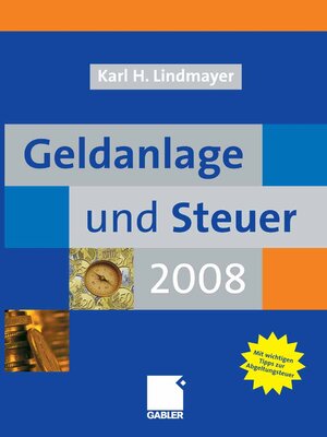 cover image of Geldanlage und Steuer 2008